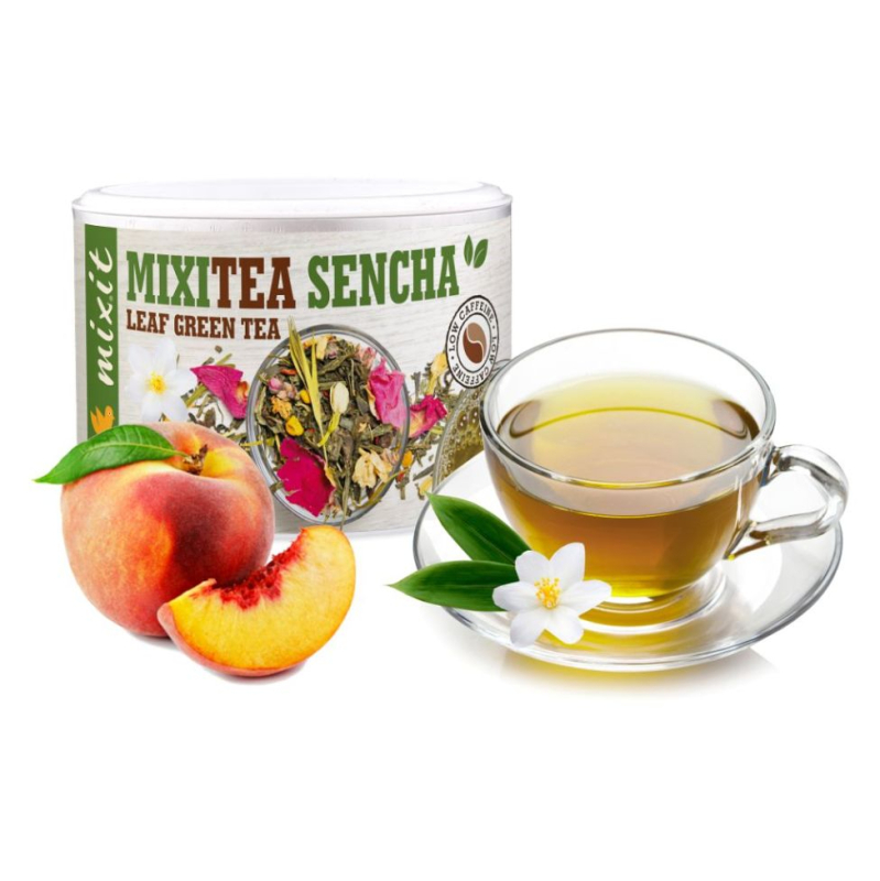 MixiTea Sencha green tea broskyňa 65g