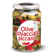 Olivy schiacciate piccanti 520g