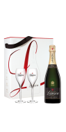 CHAMPAGNE Lanson 0,75l + 2 pohre
