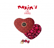 Maxim's erven srdce - mliene cukrky s nugtom, 90g