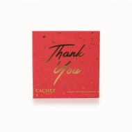 CACHET Dezert LUX Message Box "Thank You" RED 75g