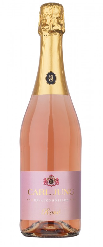 Rosé Mousseux šumivé nealkoholické ružové víno Carl Jung